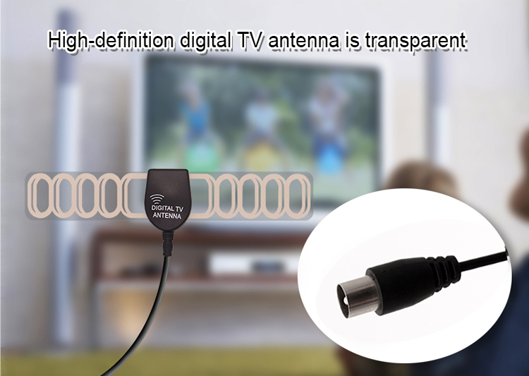 Long Range High Gain Tv Antenna ISDB ATSC DVB T DVB T2 4K HD Signal Booster 20dBi