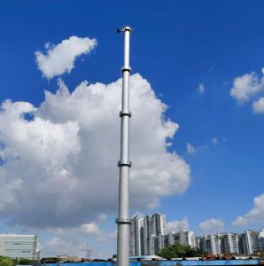 China Elevated Photography Sports Filming Mast Telescopic Aluminum Pole Portable Tripod Mast 9m on sale