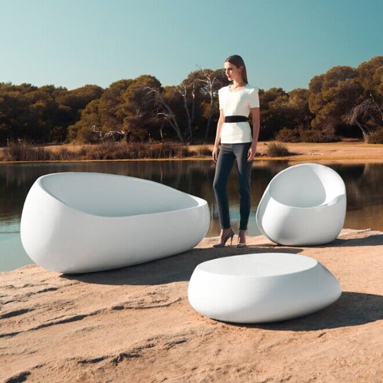 FRP Fiberglass Furniture Table Charis For Home Decoration