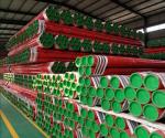 Gas A795 Welded Steel Pipe With Thickness 0.4-120mm Steel Tube Technical Welded