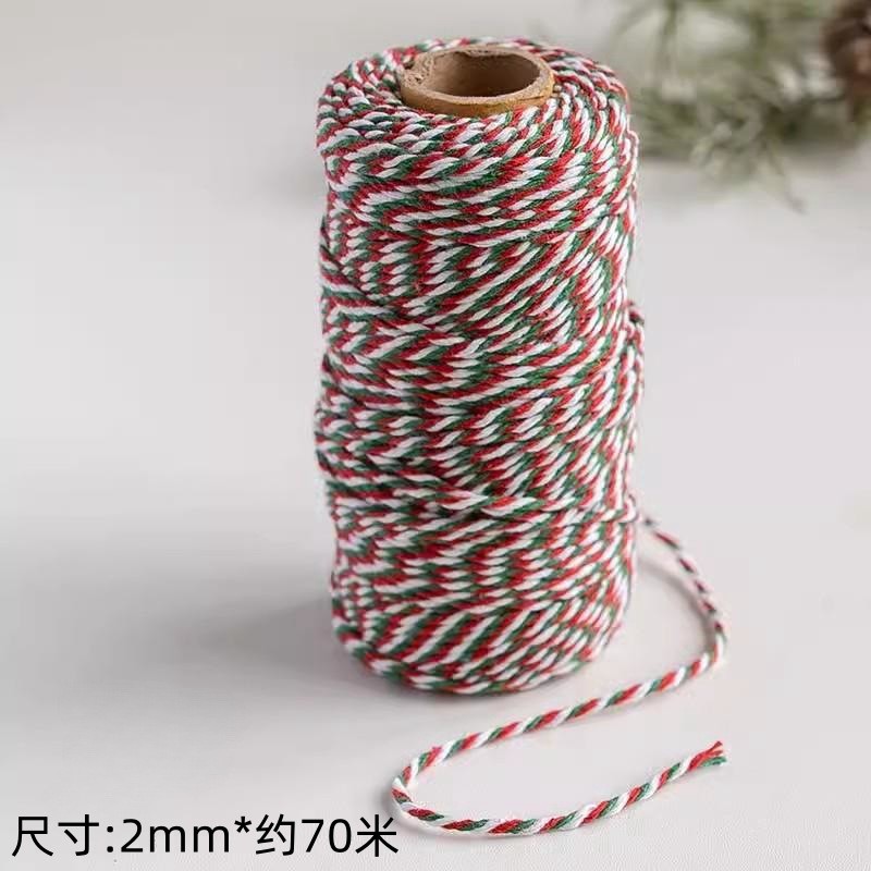 DIY 2 Strand Twisted Cord 550 Pounds 2mm Cotton Macrame Cord