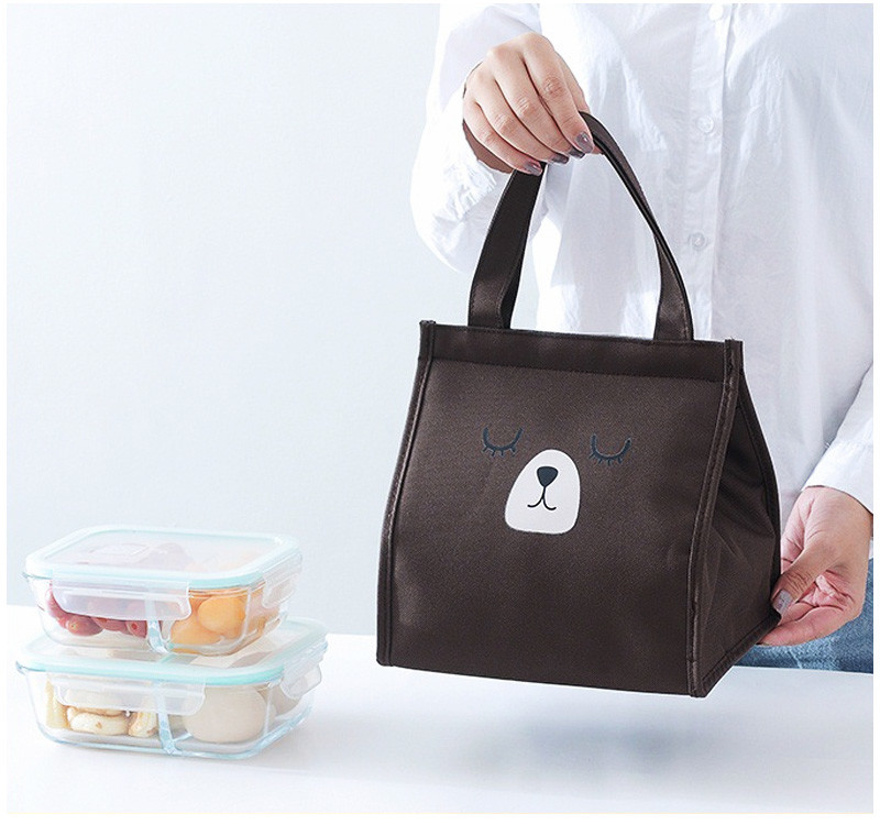 Waterproof Oxford Insulated Tote Lunch Bag For Picnic