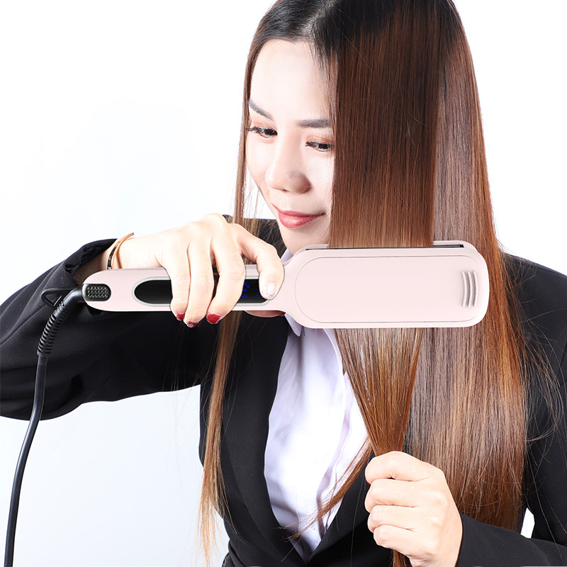 2 inch Infrared Hair Straightener , Dual Voltage Hot Tools Titanium Flat Iron