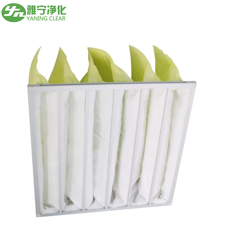 Bag-Type Pocket Air Filter for Front-End Filtration of High-Efficiency Air Filters