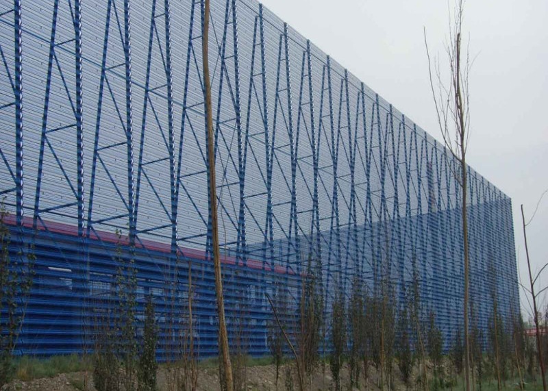 Perforated Windbreak Fence Panels