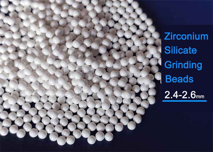 Zirconia Silicate Beads Grinding Media Sintered 65 ZrO2 4.0g/cm3 Density