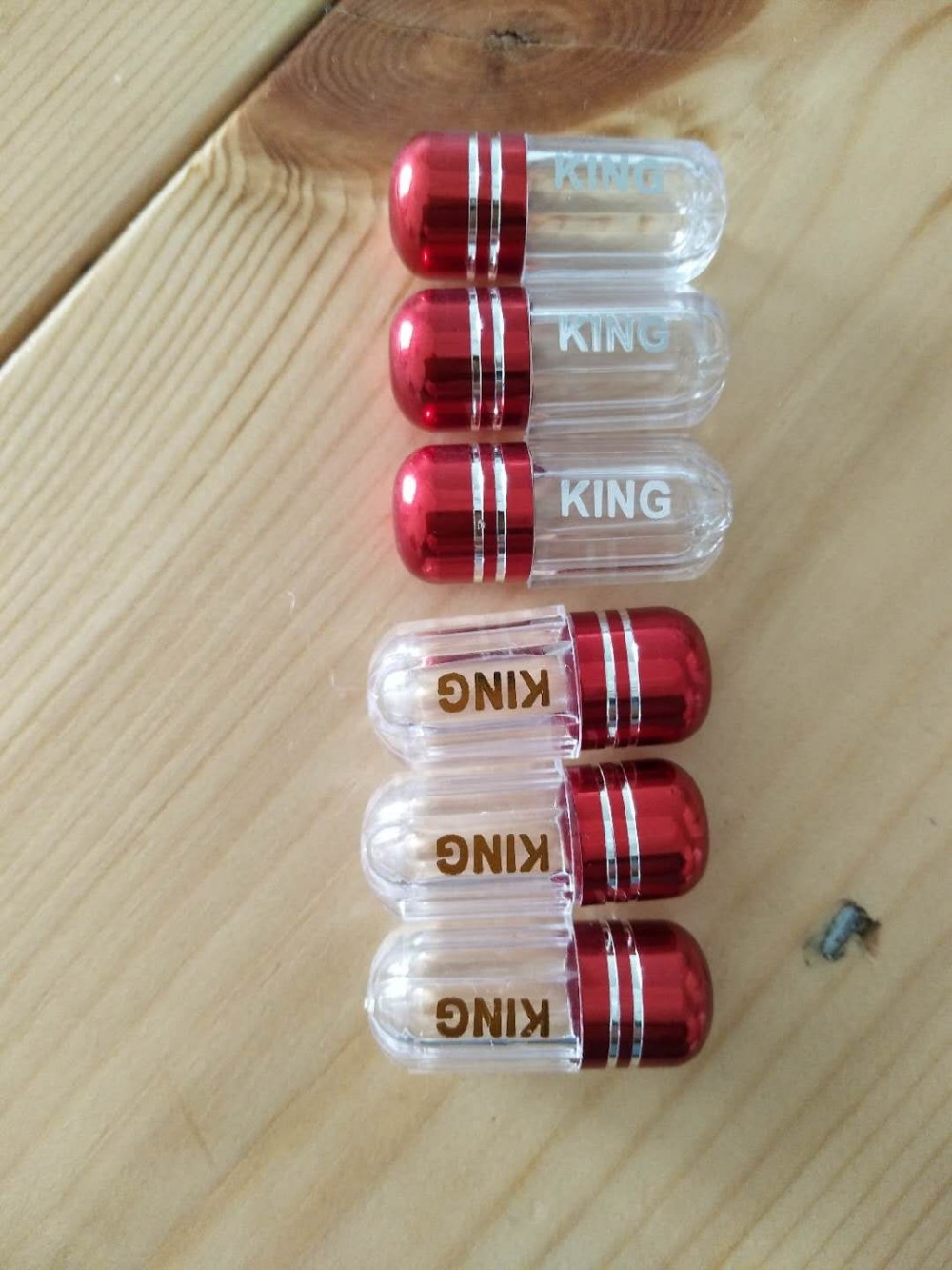 3ml Golden Clear Pill Bottles OEM Empty Plastic Pill Bottles