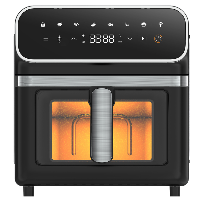 15L Electric Air Fryers With Rotisserie For Family 10 In 1 Stainless Steel Air Fryer Toaster Oven Grill