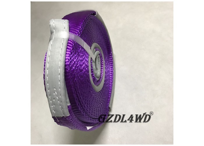 Recovery Kits 4x4 Off Road Accessories Vehicle Tow Straps Purple Shock Absorbent