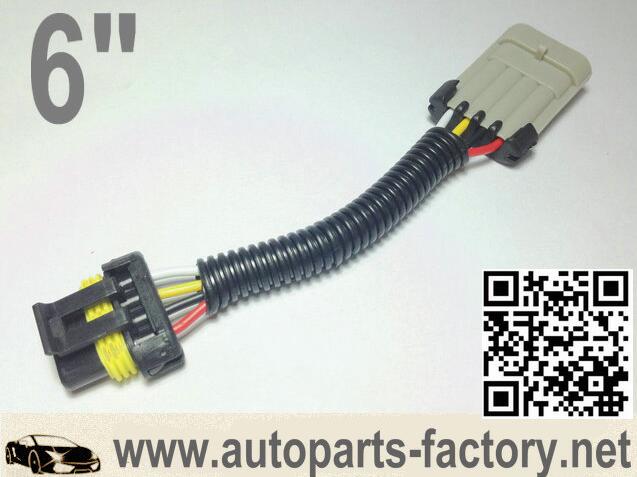longyue XS Power XSP313 VCM wiring Harness for GM D and AD 4-Pin Alternator 1995-2008 6"