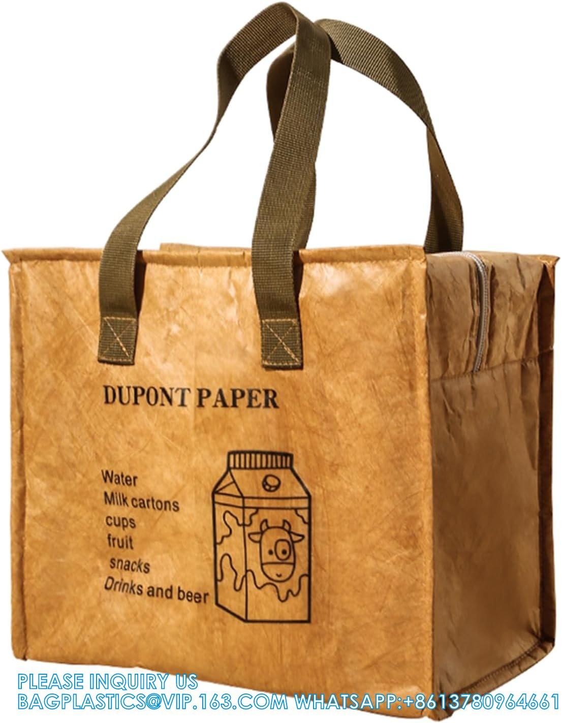 Lunch Bag Women Insulated Lunch Bag Cooler, Portable Tyvek Lunchboxes Women,Large Lunch Tote Great Work, Hiking