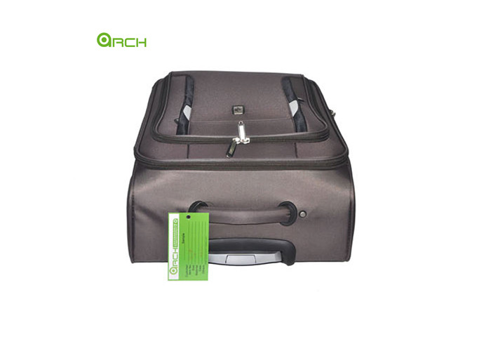 Classic Dobby Nylon Trolley Bag Trolley Soft Sided Luggage with Multi- Pockets