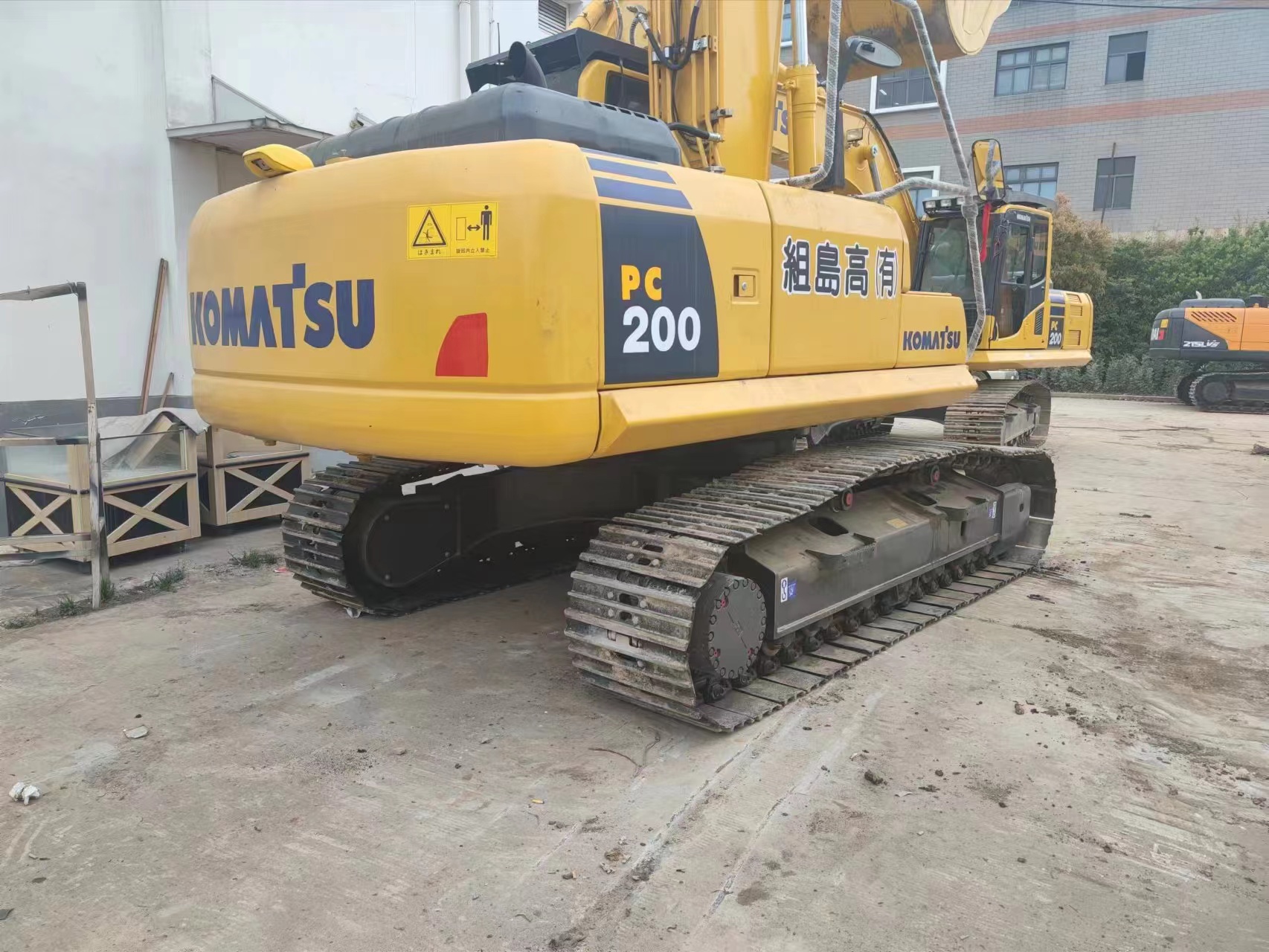20 Ton Original Color Used Komatsu Excavator Pc200 Construction Excavator