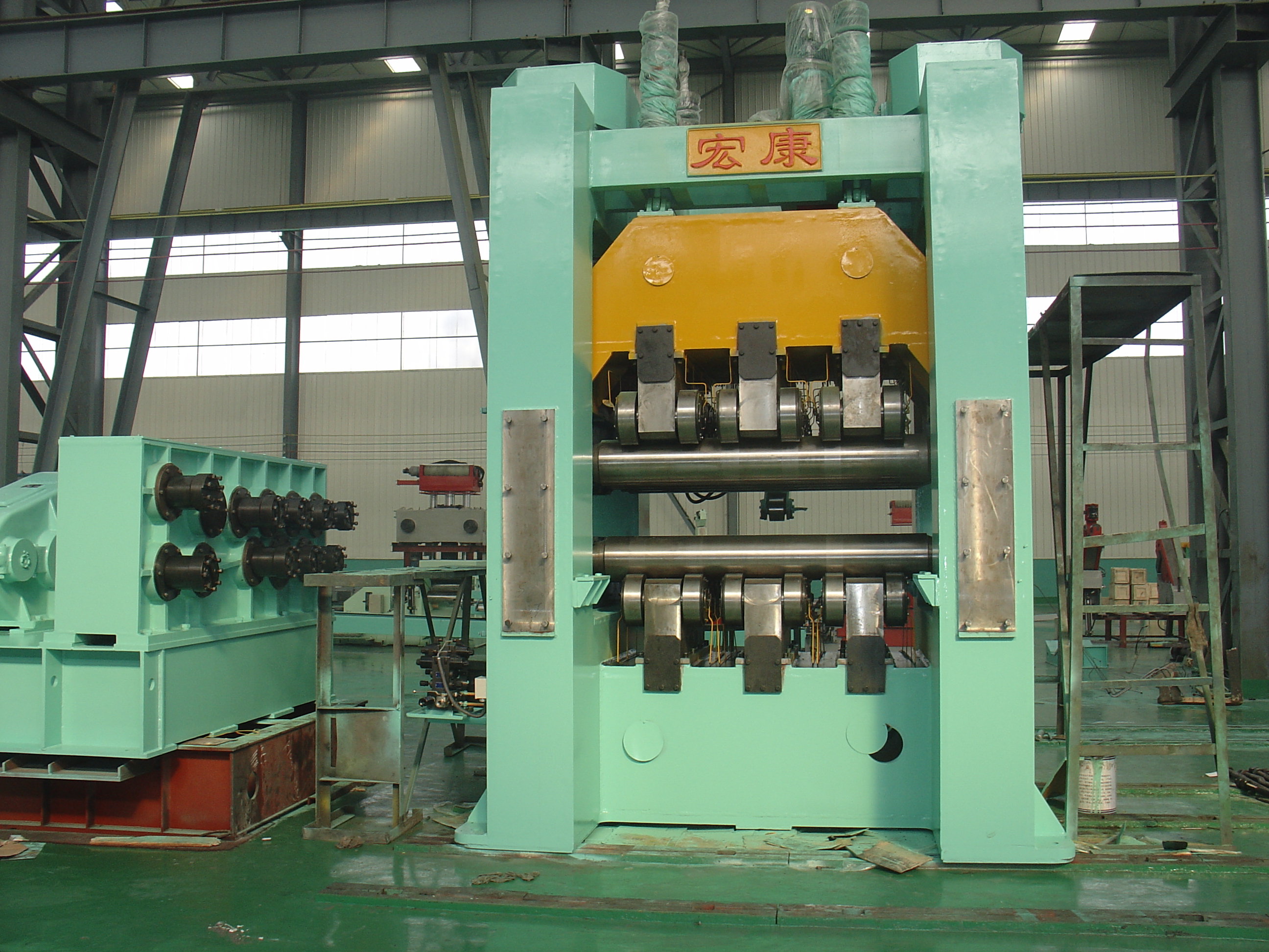 4000*2500*2500mm Straightener Feeder Uncoiler for Metal Sheet Flattening and Leveling