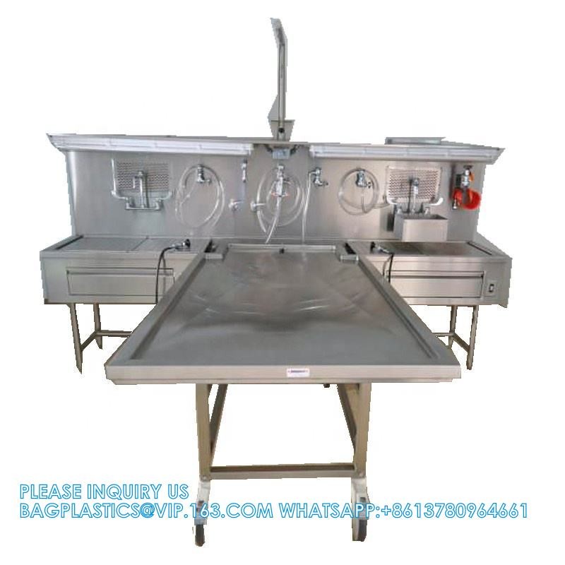 Formalin Sink Embalming Table Manufacture Mortuary Autopsy Station Corpse Washing Table Dissection Table Autopsy Table