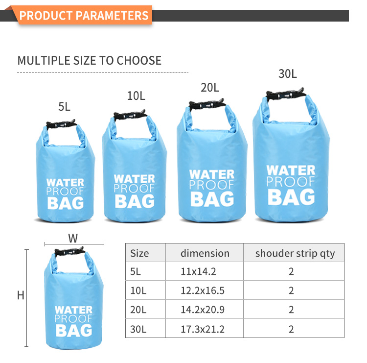Lightweight PVC roll top dry bag backpack For Triathlon Outdoor Sport