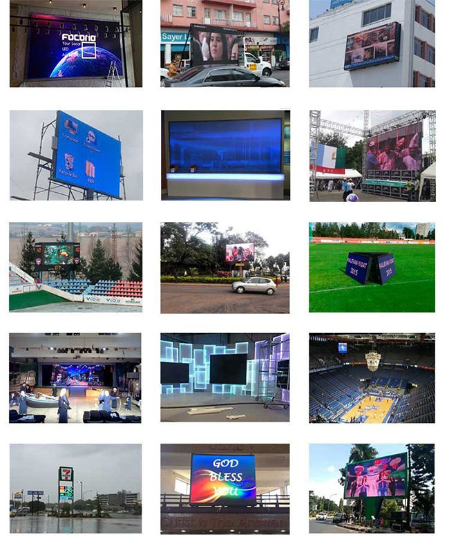 Advertising Video Outdoor Fixed Led Display Billboard Great Waterproof
