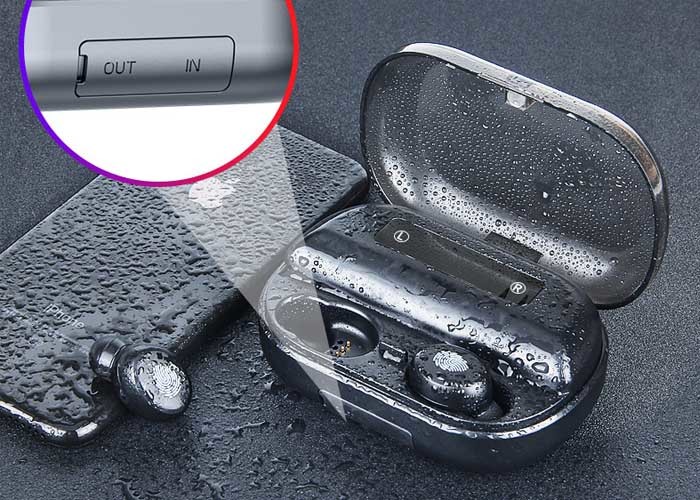 Ideas Phone Holder New Wireless Earbuds With LED Display Charing Box