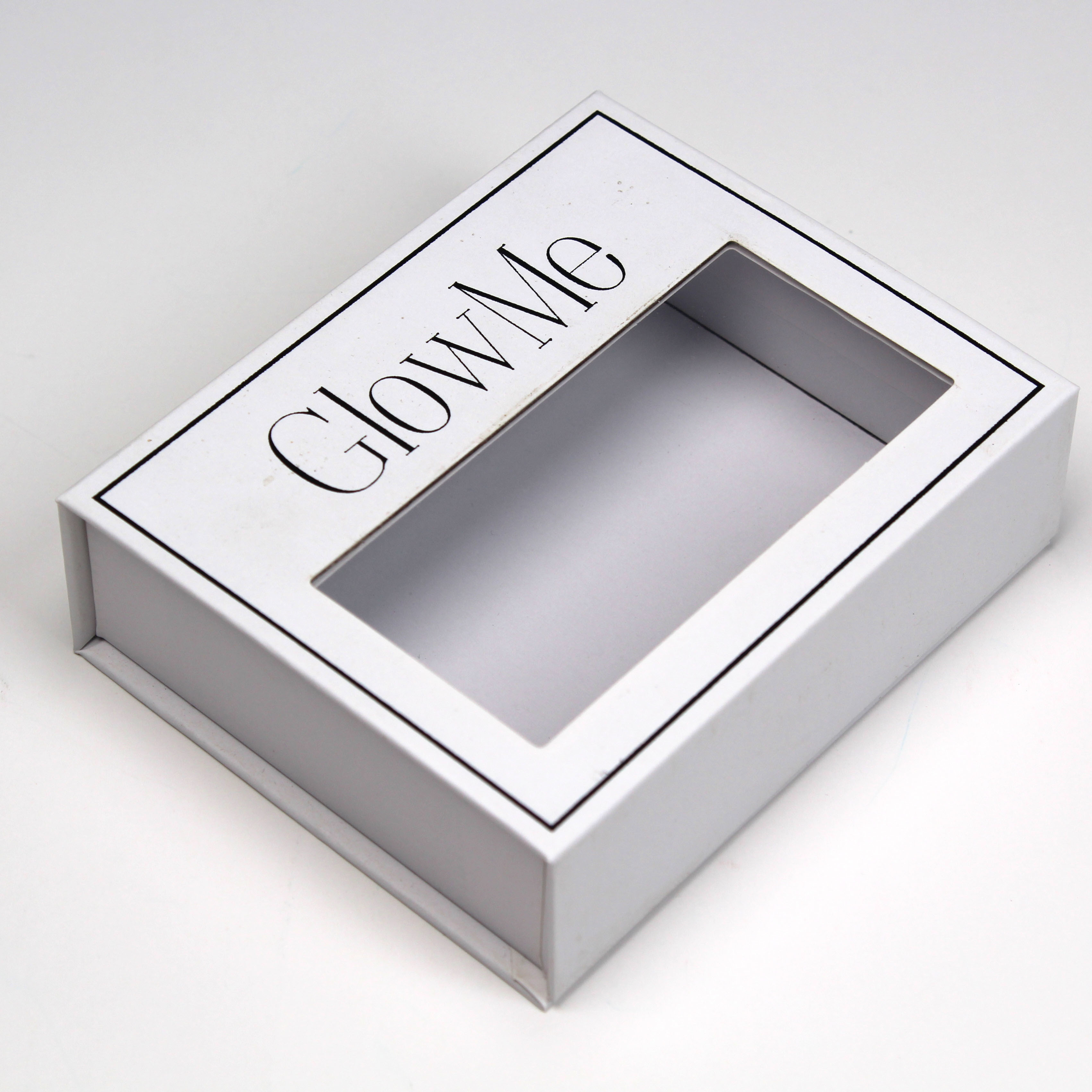 Unique pink magnetic Gift Box with Custom Design packaging for cosmetics products