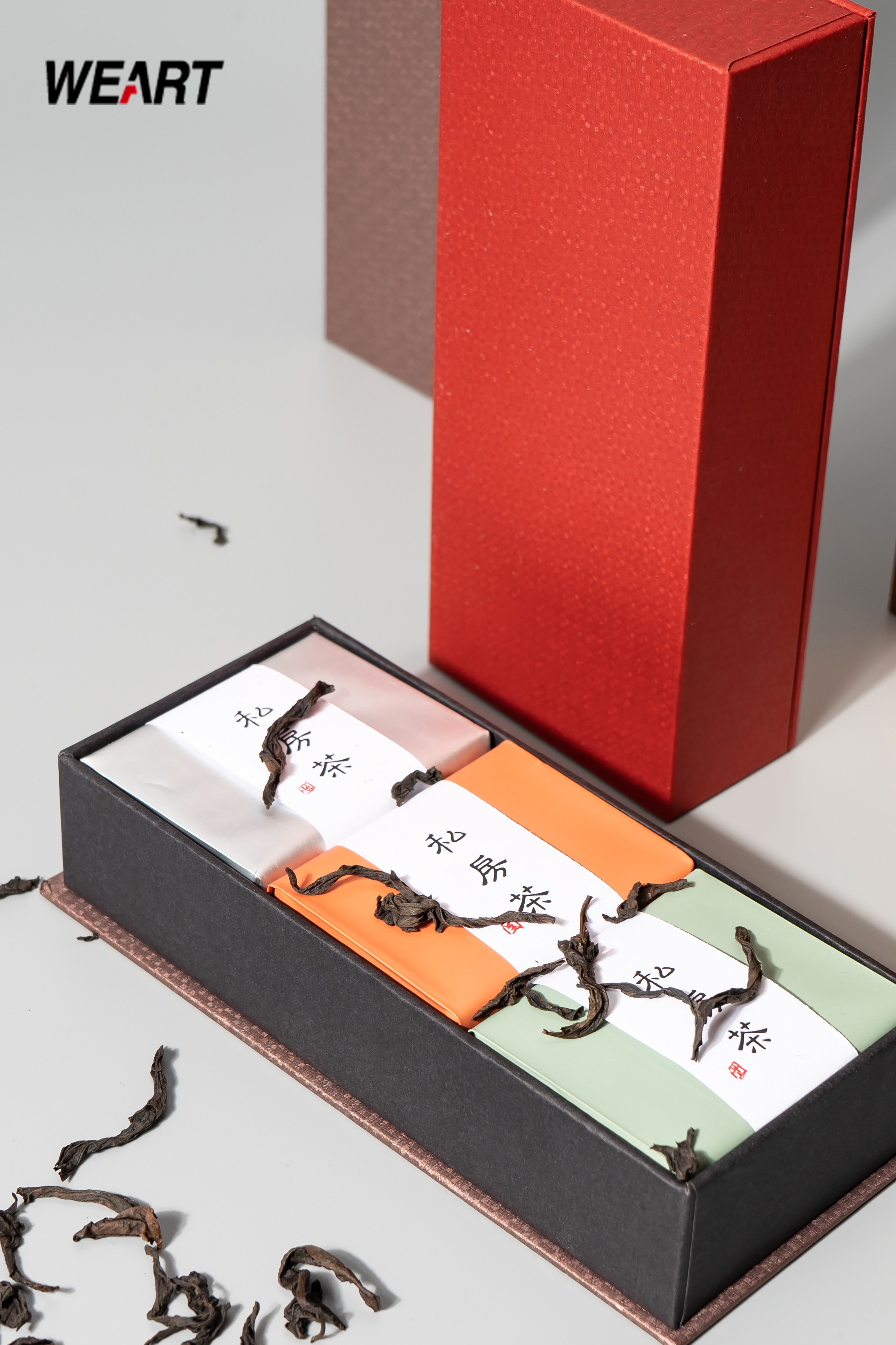 Surface Blue Art Paper Jewellery Presentation Boxes With Lid , Soft Touch Lamination