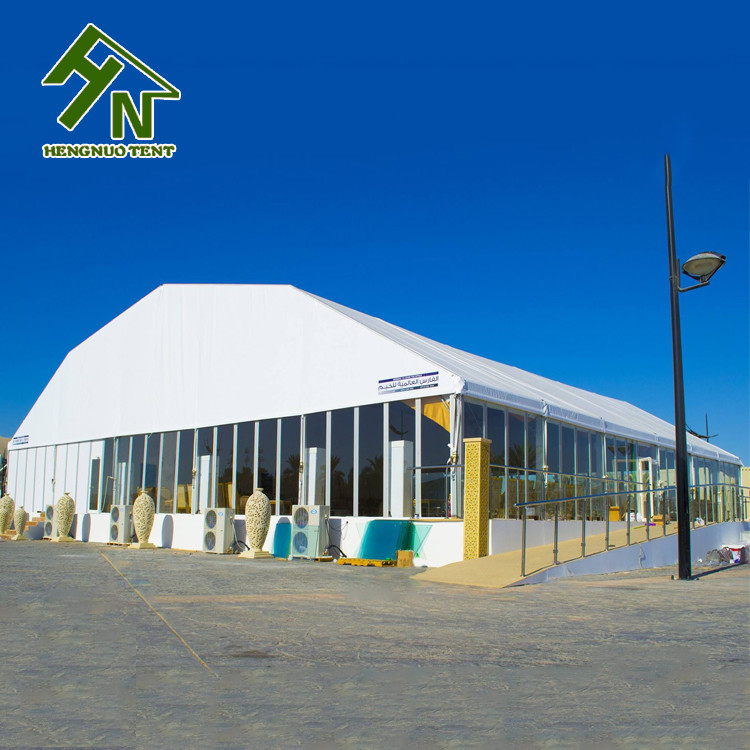 1000 People Exhibition Events Polygonal Tent Glass Side Walls Glasshouse Marquee