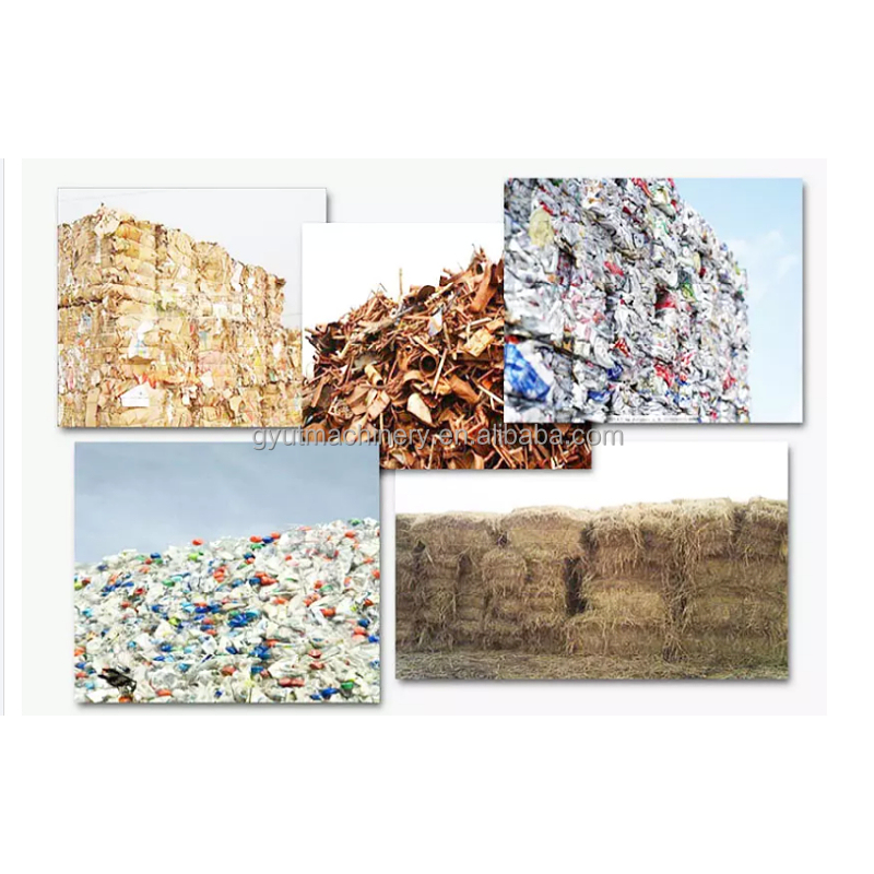 Carton Compress Baler Machine for Recycling Waste Paper Old Clothes
