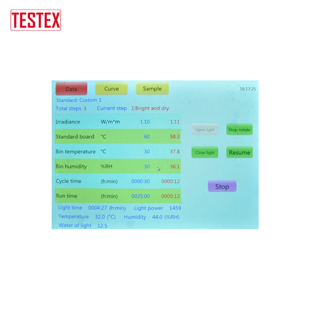 1000h Test Time Control 4500W Water-cooled Long-arc Xenon Lamp Light & Xenon Test Chamber (Weathermetor)