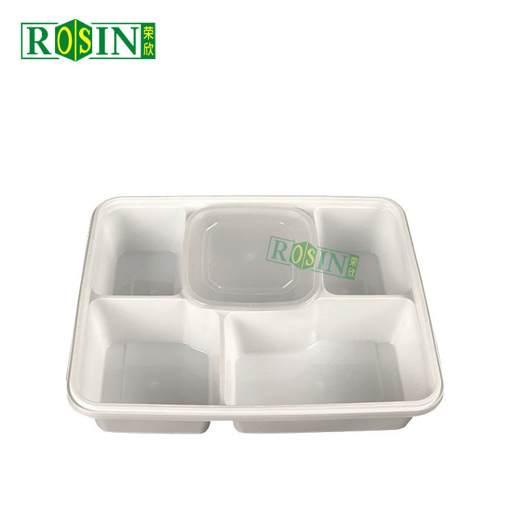 Custom Takeaway Food Container PP Multi Compartment Take Out Containers