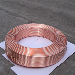 NXF GB/T 17791 Air Conditioner Heat Exchangers OD 4mm-16.5mm Wall Thickness 0.2mm-0.7mm IGT Copper Inner Grooved Tube
