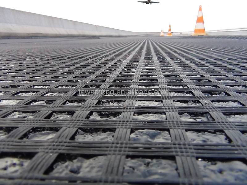 80-80 PET Geogrid For Roadbed Solidification And Onsite Training