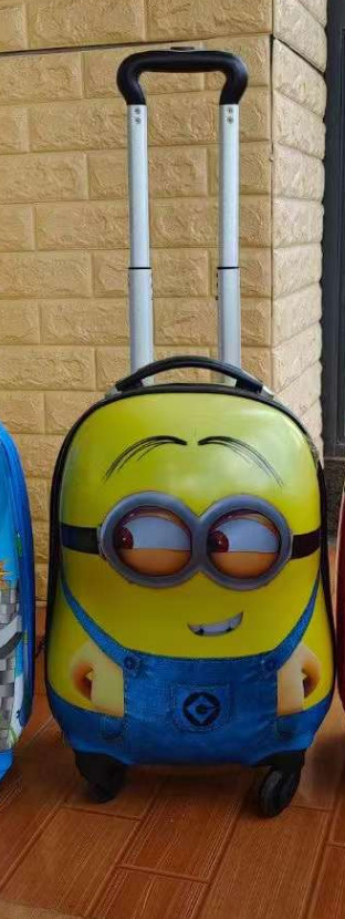 Fashion Cute Eggshell Children'S Trolley Case Cartoon Animal Children'S Suitcase New Design Explosion Trolley