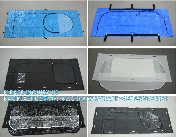 Cadaver Bag, Cadaver Bag Leakage-Proof 210D Waterproof Windproof Body Storage Bag Corpse Bag Funeral Supplies