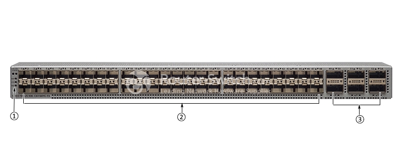 Cisco Switch 93180YC-FX Switch 48 X 10/25-Gbps And 6 X 40/100-Gbps QSFP28 Ports