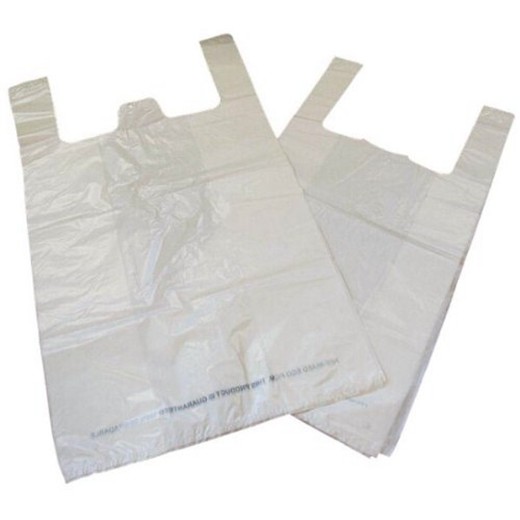 Non Toxic Biodegradable Plastic Shopping Bags LF - SHOPPING - 011 In Roll Or Block