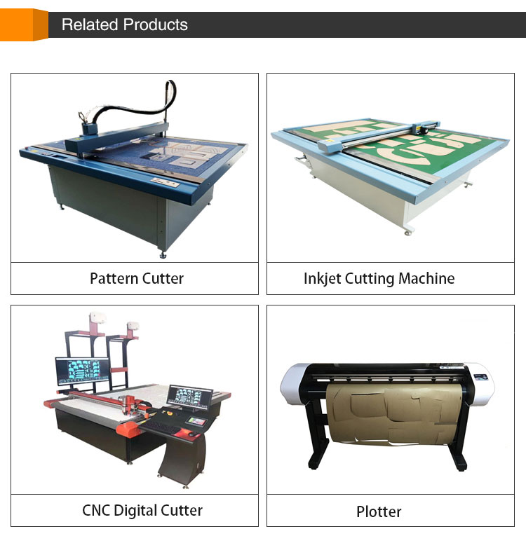 Gemei garment pattern cutting plotter cad inkjet plotter cutter vertical inkjet cutter