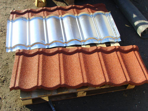 Green Color AFP Aluzinc Steel for Stone Coated Metal Tiles Regular Spangle 55% Aluzinc Steel Coil Regular width 1M
