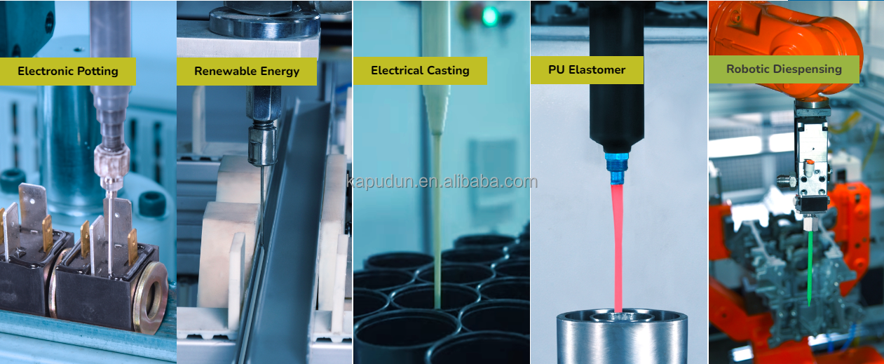 Advanced Two Component Pu Resin Robotic Gluing and Gasket Line for Air Filter Production