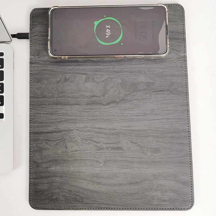 30x22x7cm Washable Wireless Charging Mouse Pad Collapsible Non Slip
