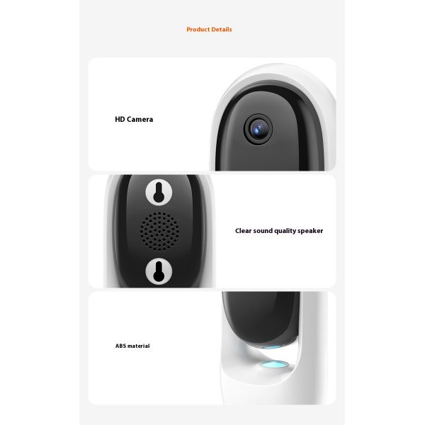 WiFi APP Remote Control Pet Camera Night Vision Motion Detection Alerts Eco-Friendly Flying Discs Interactive Cat Laser Toy
