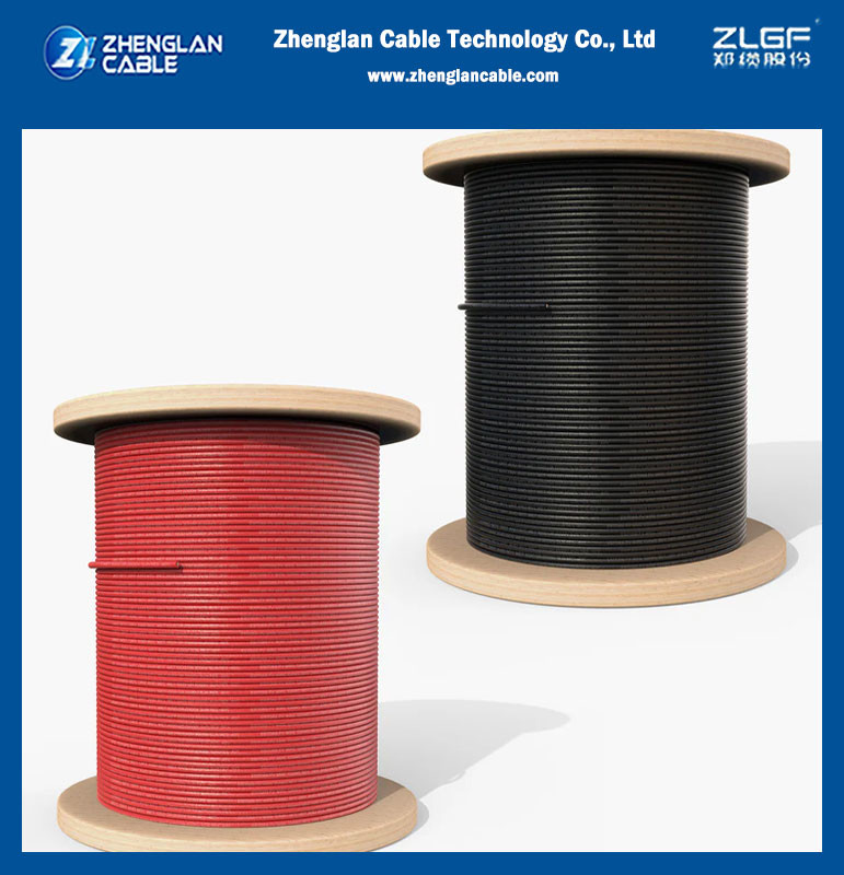 1 Core PV Cable EN50618 H1Z2Z2-K Photovoltaic Cables China Factory
