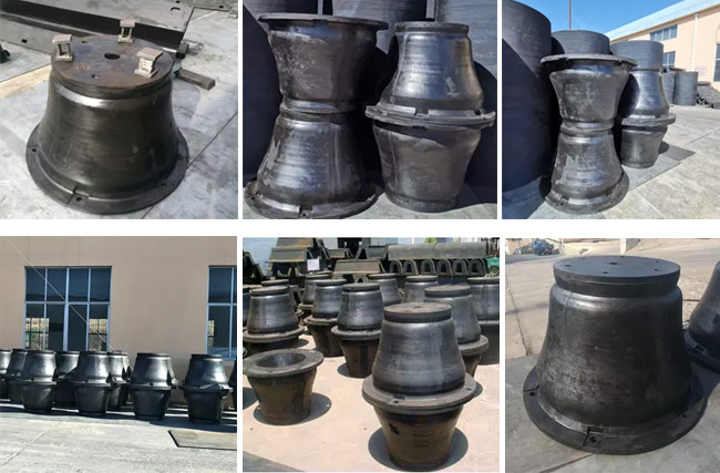 PIANC2002 Cone Rubber Fenders Fixed Marine Fender Systems For Berth