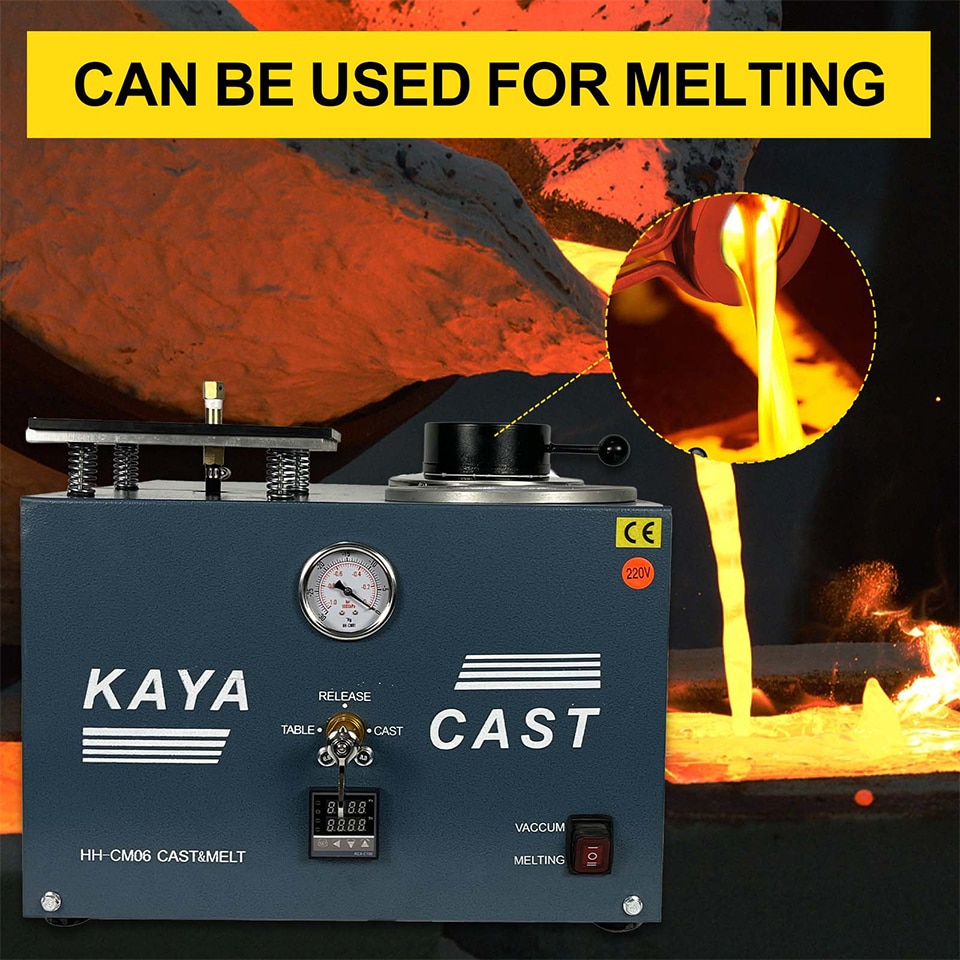 2L Jewelry Melting Furnace Gold Melting Machine With Digital Display