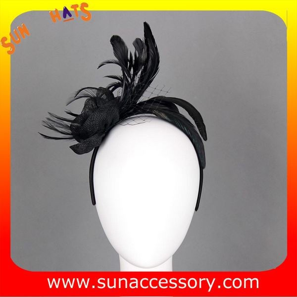 0901 Elegant design sinamay fancinators hats for women ,Fancy Sinamay fascinator from Sun Accessory