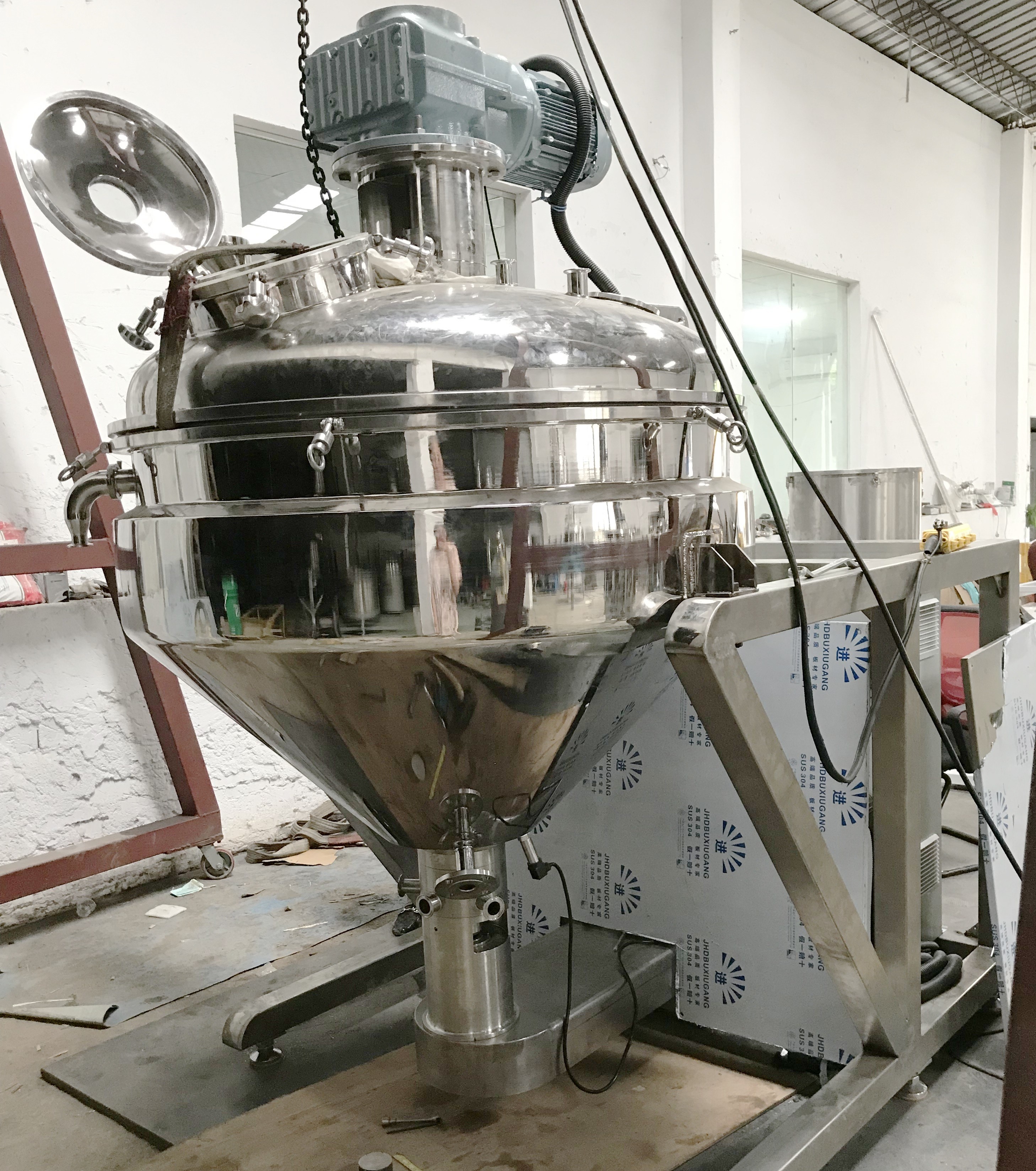 50-3000L Capacity Silverson Homogenizer With And Powerful CPG Motor