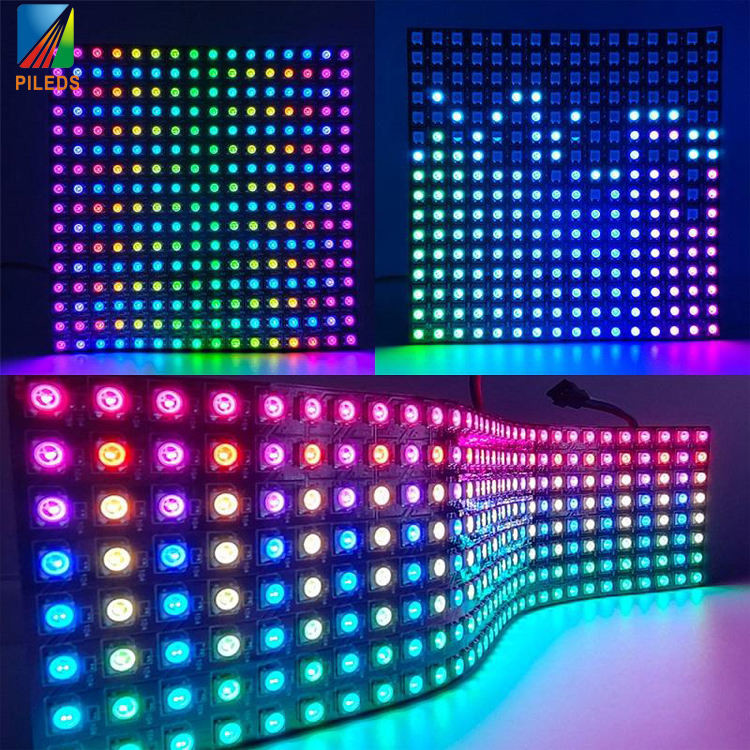 Ws2815b LED Matrix Panels , SMD 5050 RGB Full Color LED Pixel Display
