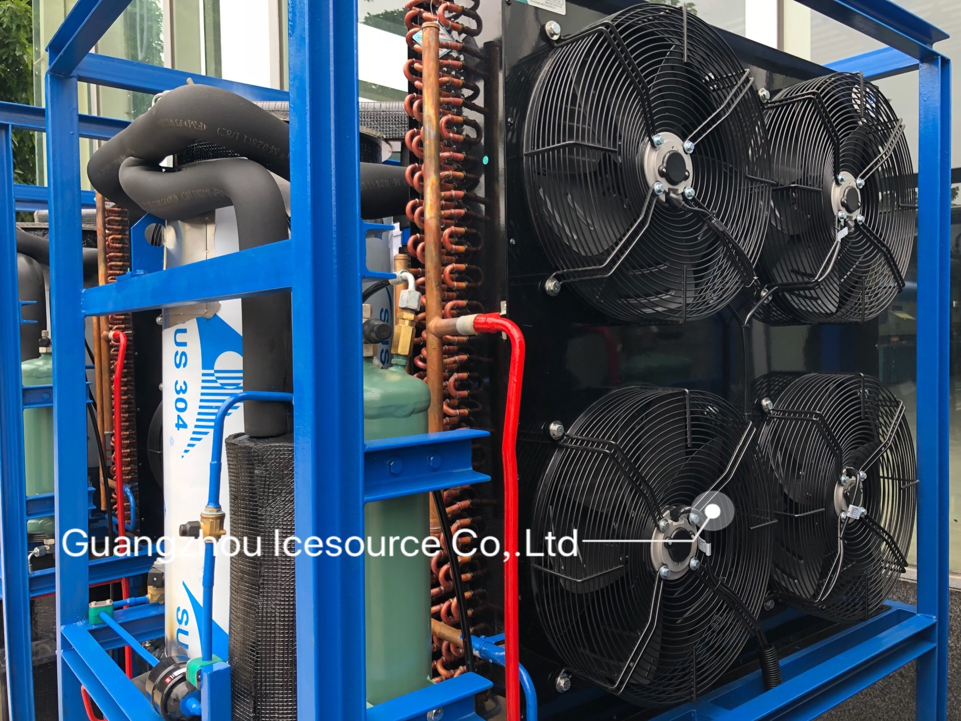 CBFI Single - phase Ice Tube Maker Machine 1 ton Ice Production Capersity Per Day