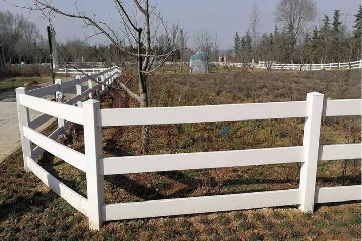 Customized 1.2m High Pvc Welded Wire Mesh Fence Animal Enclosure Post And Rail