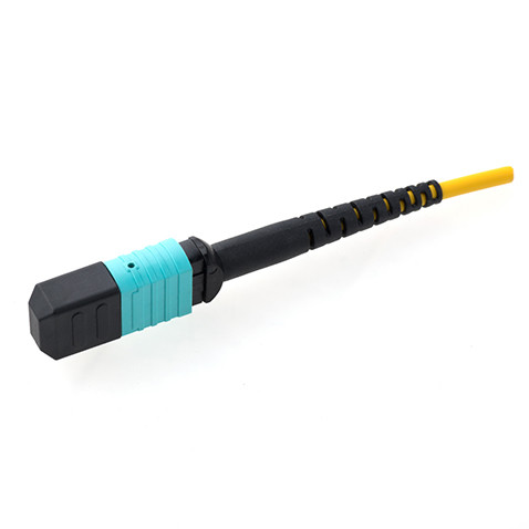Telecom Network MTP Fiber Connector Wear Resistant ROHS Certification
