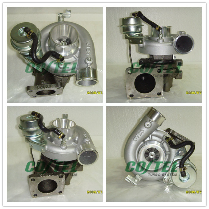 Performance 4200ccm Toyota CT26 Turbo , Engine Turbo Charger 17201-17030 6 Cylinders