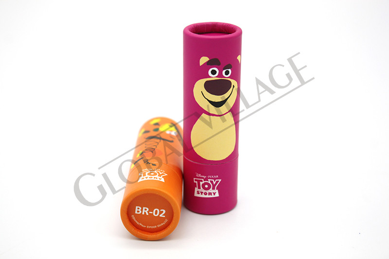 OEM Custom Lipstick Paper Tube Containers 20mm DIAM Without Mechanism